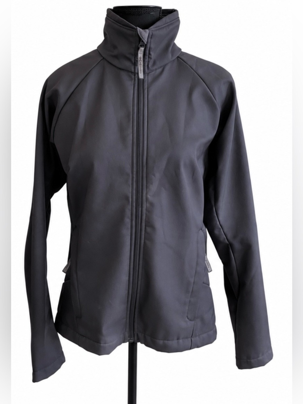 Columbia Women’s Black Softshell Full-Zip Windproof Jacket Size M